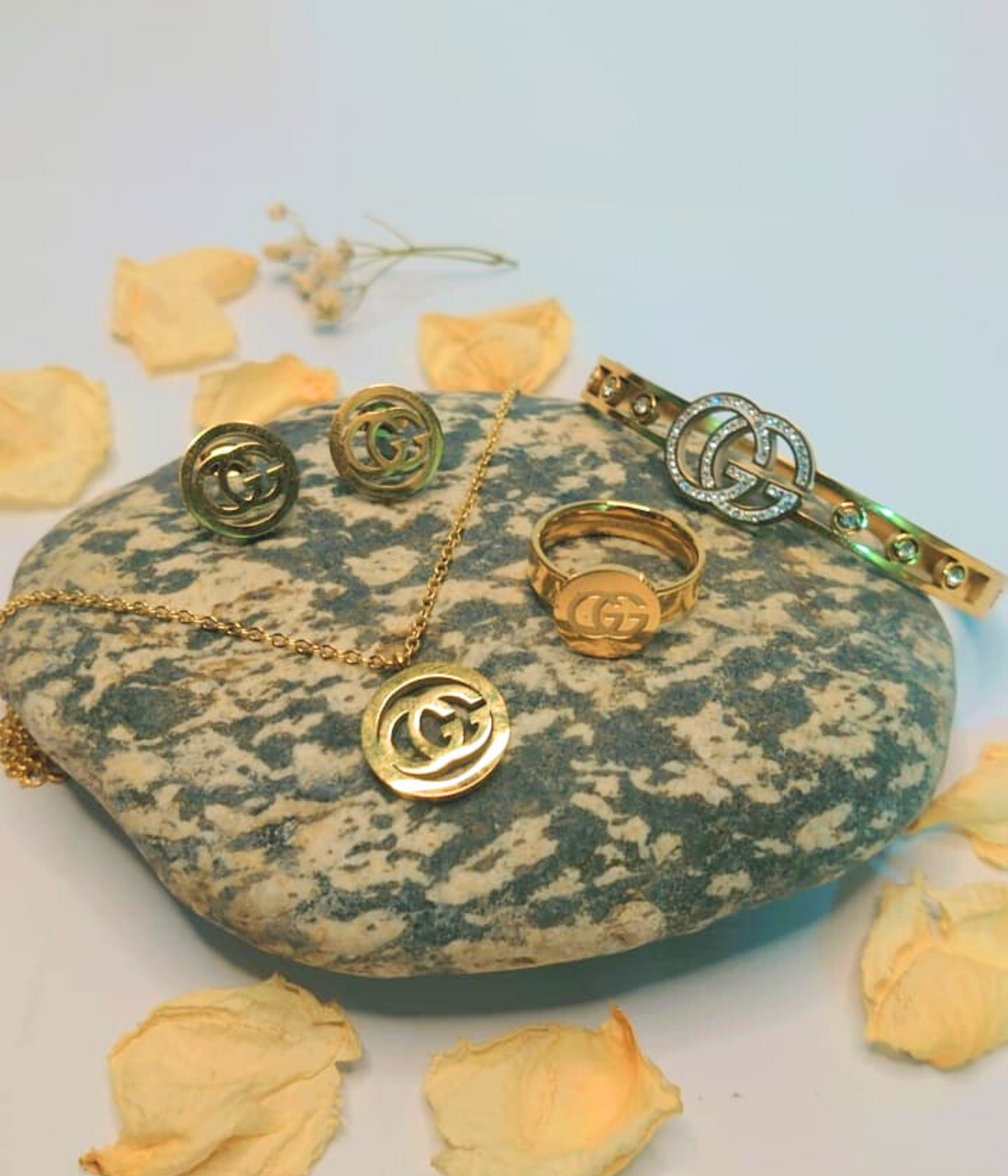 Luxury Stainless Steel Gucci Set For Women