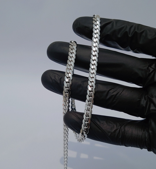 Silver Premium Flat Curb Chain – Unisex Daily Wear